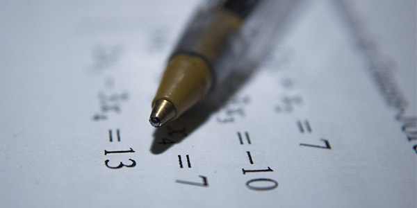 Classes de matemàtiques.